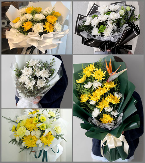 广东揭阳市榕城区梅云街道群英村白事花束代送